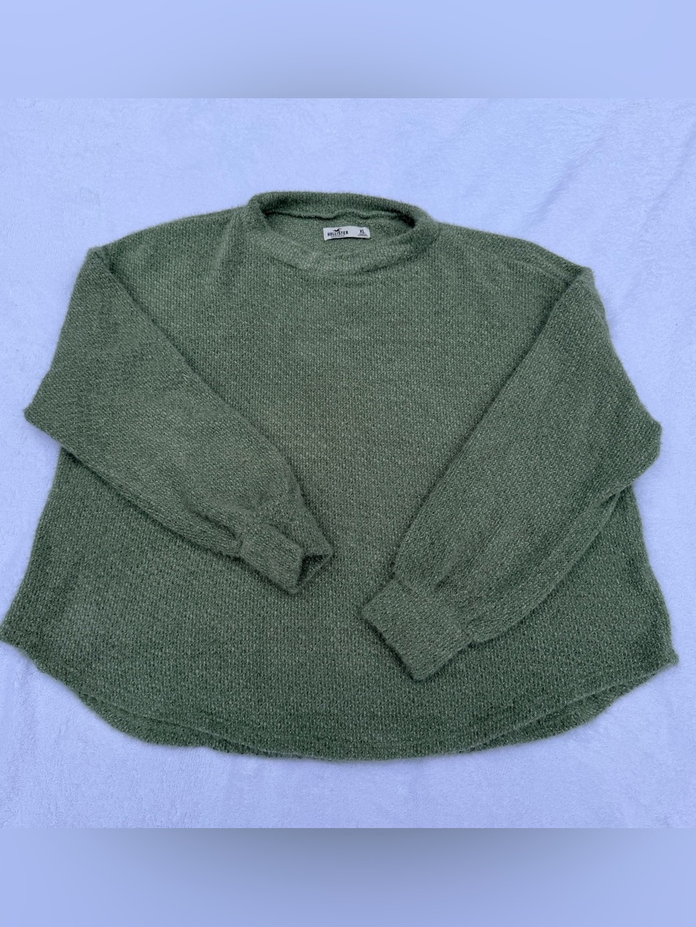 Hollister Fuzzy Crewneck Sweater